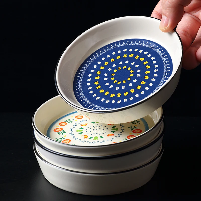 4 шт. керамические миски для суши и соуса|Чаши| |