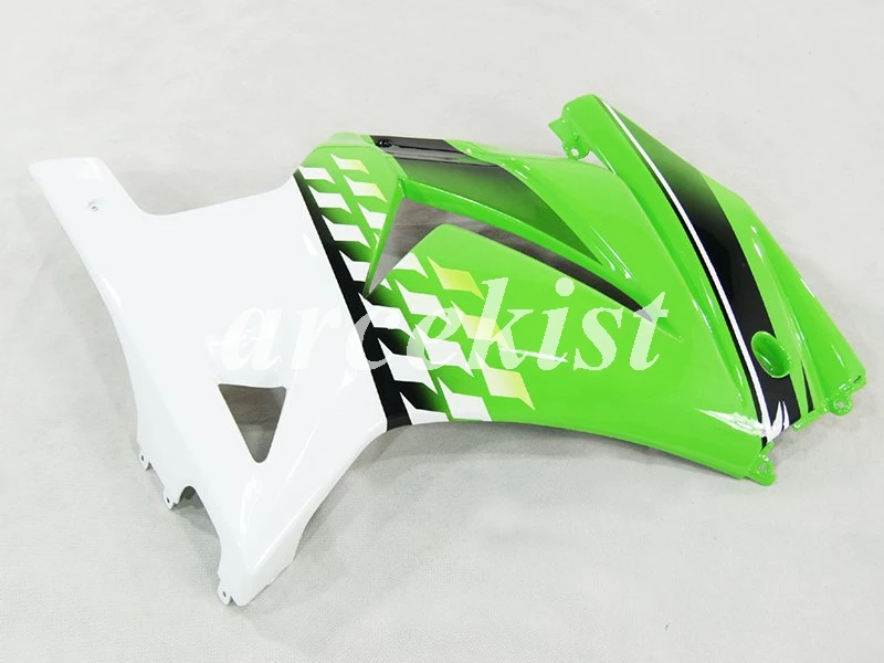 Литье под давлением Мотоцикл Новые ABS Обтекатели наборы подходят для kawasaki Ninja 250R EX250 2008- 08 09 10 11 12 13 14 зеленый белый