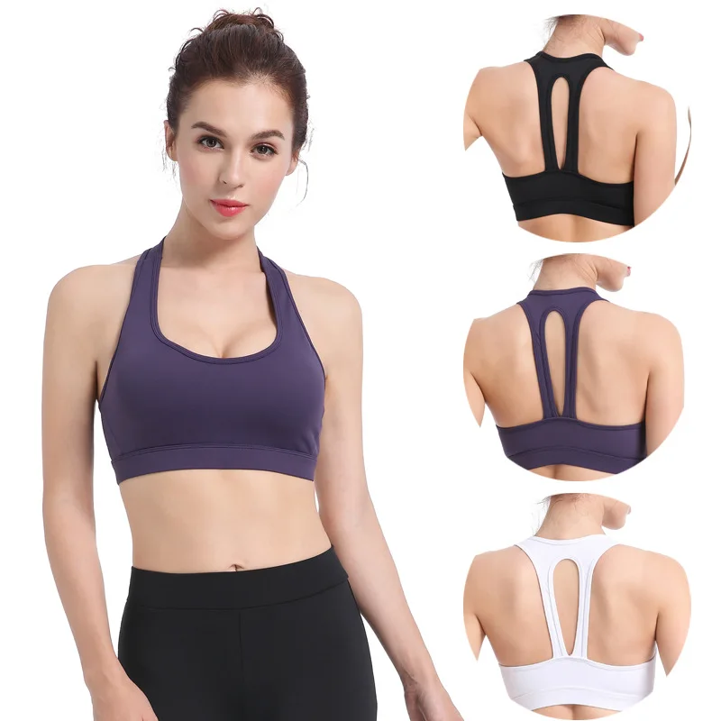 

Yoga Bras Quick Dry Lingerie Beautiful Back Female Jogging Women Underwear Gym Fitness Sexy Tops Vest Breathable Anti-Wrinkle