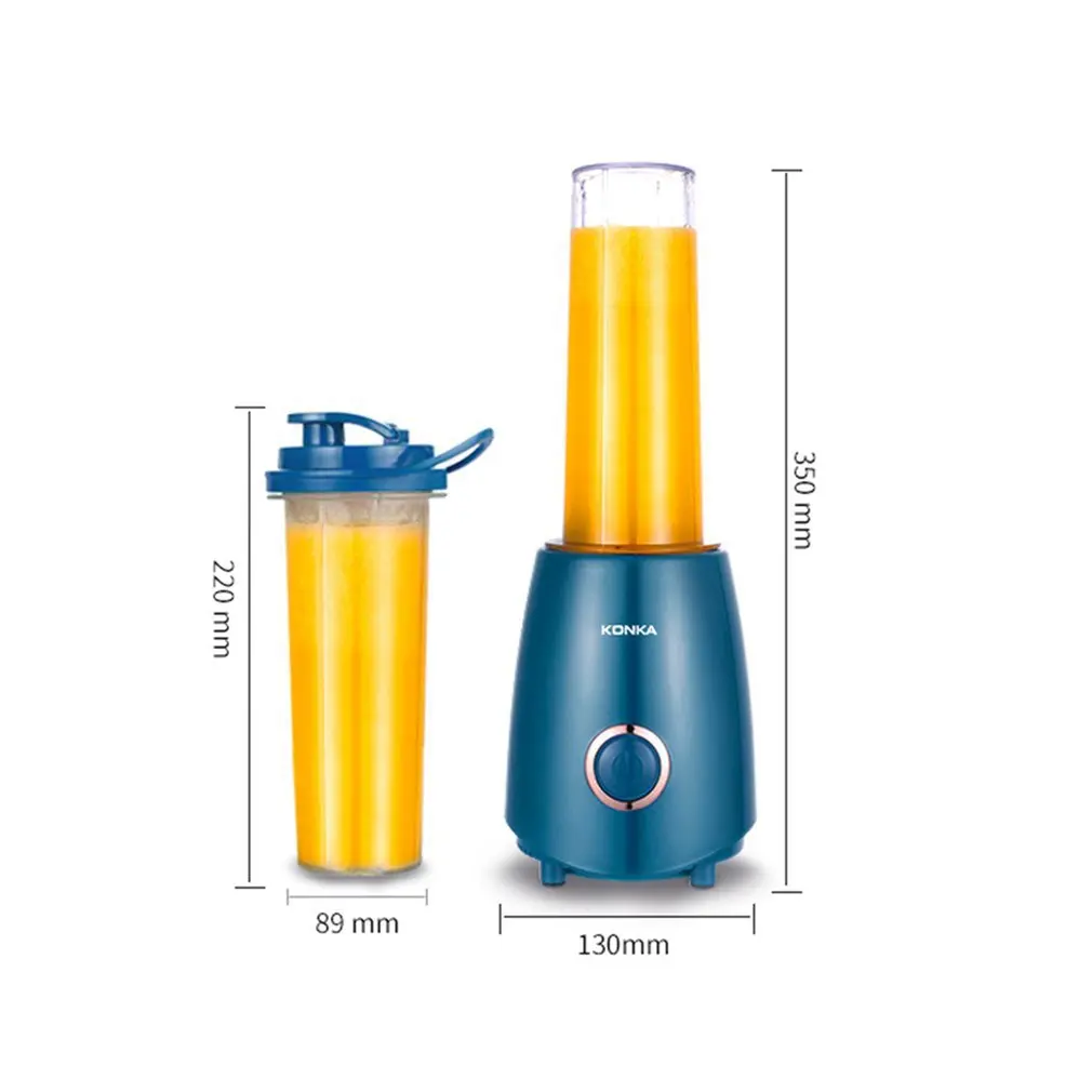 

KONKA Portable Mini Electric Juicer Small-Scale Domestic Fruit Juice Processor Extractor Blender Smoothie Maker KJ-JF302
