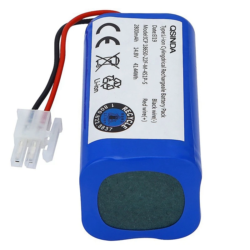 Лучшие предложения 14 8 V 2800Mah Сменный аккумулятор для Ilife A4 A4S A6 V7 робота пылесоса |