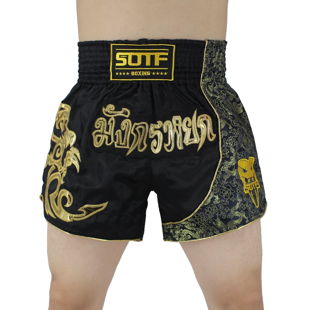 Боксерские спортивные шорты для MMA фитнеса тигра муай тай дышащие боксерские