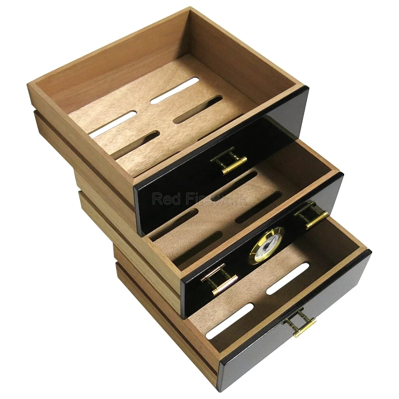 COHIBA вино красный глянец фортепиано отделка дерево кедра с подкладкой сигары шкаф