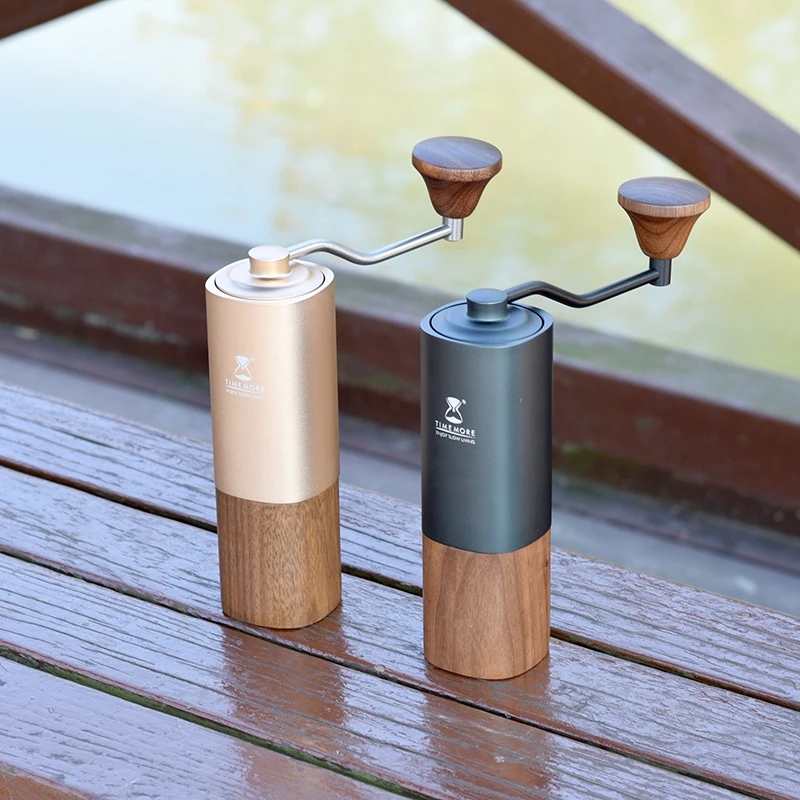 Ручная кофемолка Timemore портативный конический измельчитель для кофе каштанового