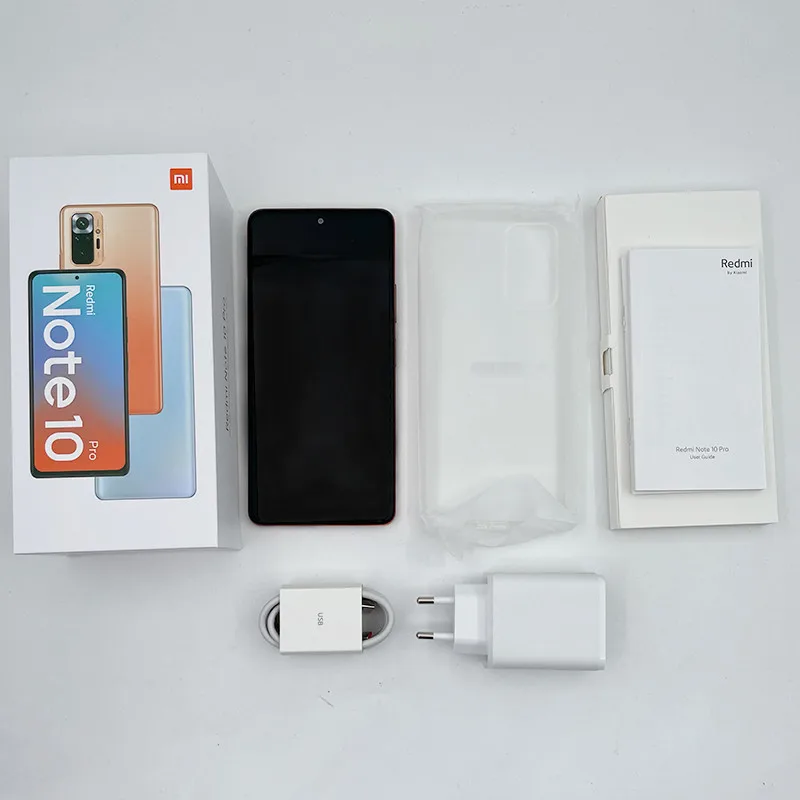Оригинальная глобальная версия Xiaomi Redmi Примечание 10 Pro смартфон 8 Гб оперативной