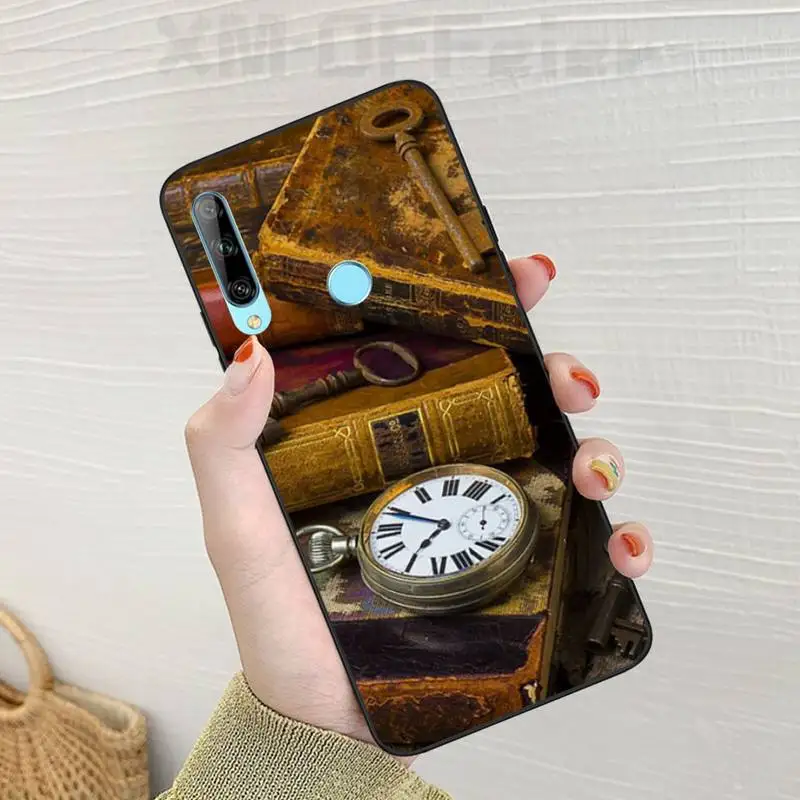 BaweiTE винтажные карманные часы на заказ фото мягкий чехол для телефона Huawei Enjoy 7S 8