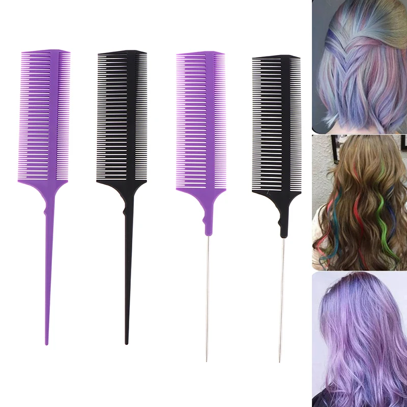 

Hairdressing Pick-and-dye Comb Dyeing Bar Dyeing Hair Salon Zoning Dyeing Comb Makeup Bridal Makeup Pan Hair Comb Tools