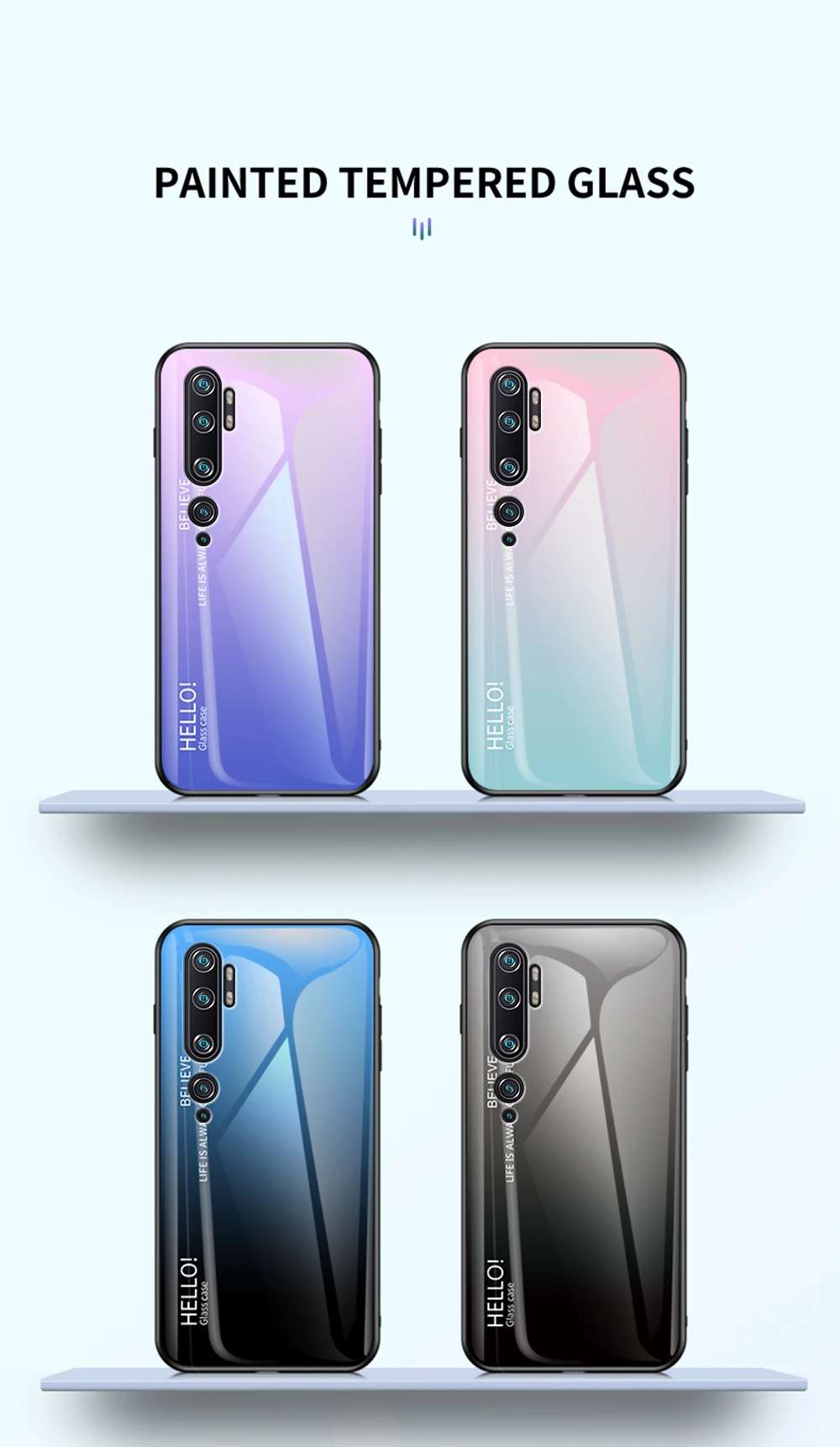 Note 10 Pro Чехол Zroteve силиконовая рамка стеклянная крышка для Xiaomi mi Note 10 чехол обесцвечивающее стекло задняя крышка Xia mi Xio mi Note 10