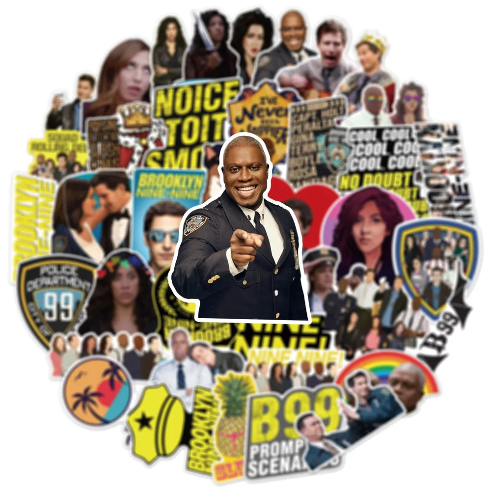 

10/30/50pcs New American Tv Detective Graffiti Stickers Waterproof Horror Suspense Skateboard Travel Window Wall Water Cup