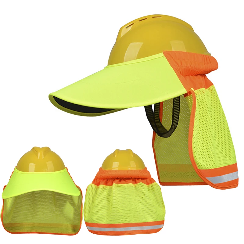 Солнцезащитная шапка Hi-Vis с козырьком желтая Светоотражающая жесткая аксессуары