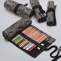 pencil cases for brushes crayon bag rollable case make up brushes storage bag art pencil case roll box pencil case for office