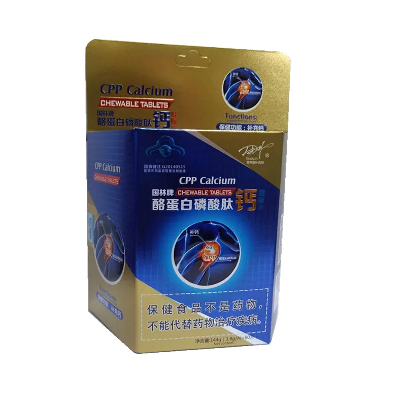 

Guolin Calcium Tablets Casin Phosphopeptide Calcium Children Pregnant Women Elderly 24 Months Cfda