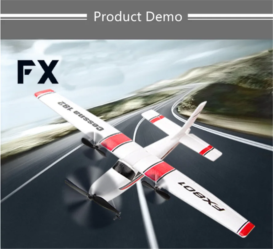 FX801 высокотехнологичный пульт дистанционного управления планер RC Cessna 182 flight fixed wing fall-proof collision aircraft RC самолет Летающий игрушка DIY