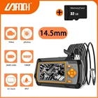 HD объектив 14,5 мм промышленный цифровой эндоскоп IP67 камера для осмотра труб длиной 20 м бороскоп для проверки автомобиля с ЖК-экраном 4,3 дюйма