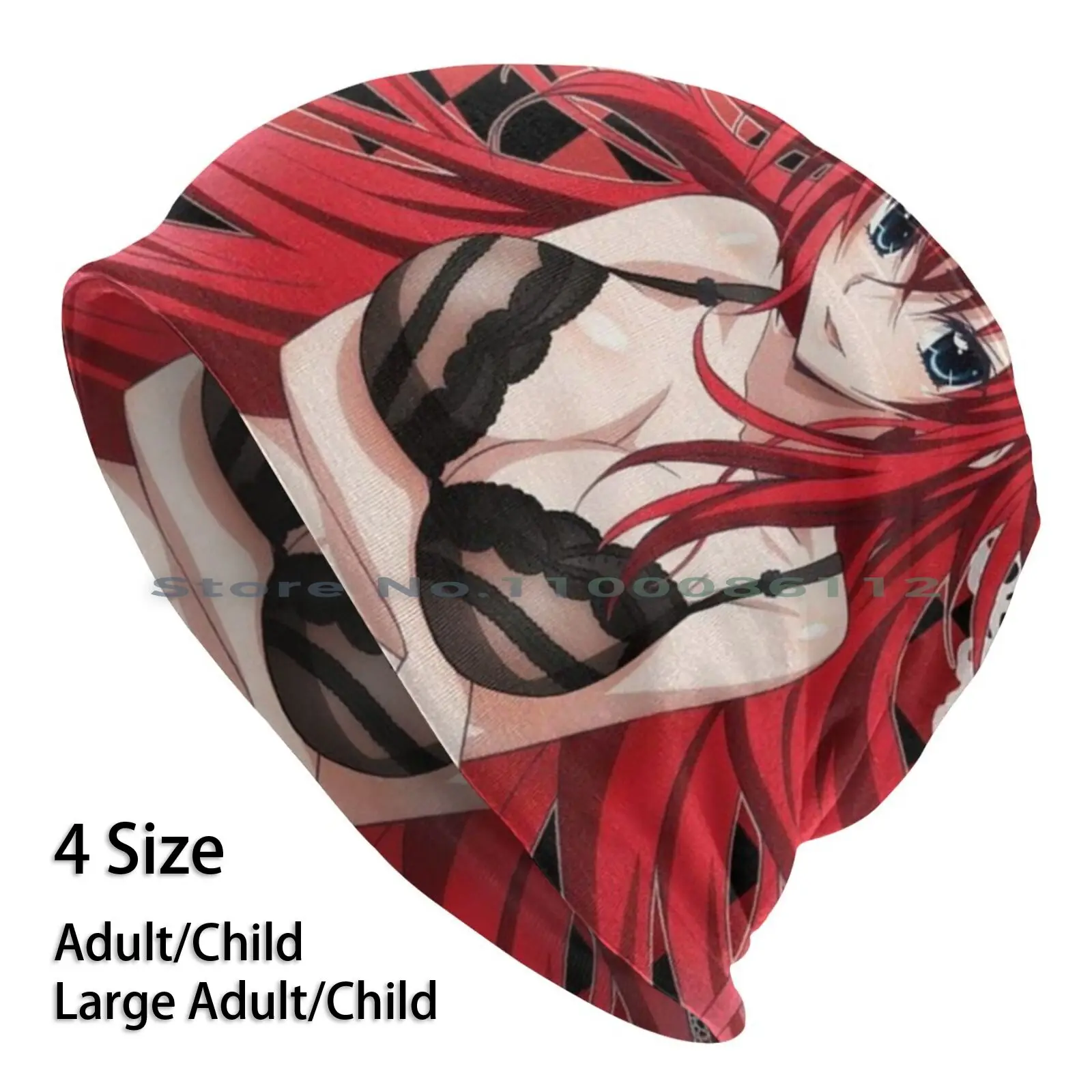 

Шапка-бини Dxd-Rias Gremory вязаная шапка Аниме Манга школьная Dxd Rias Gremory вязаная шапка без козырька шапка