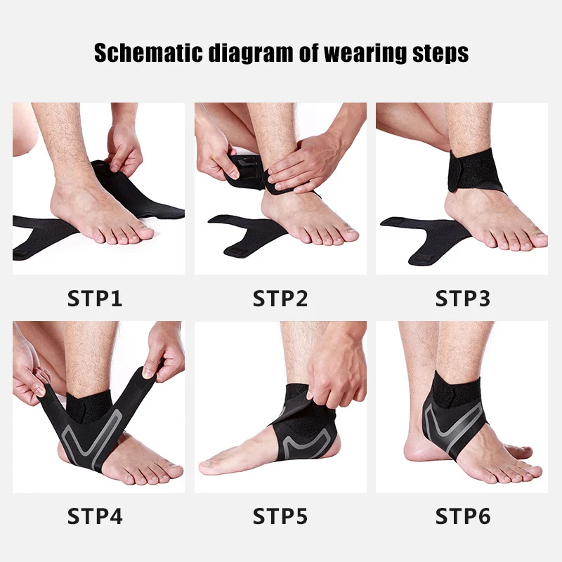 

2020 Outdoor Sports Pressurized Ankle Guard Elastic Ankle Support Protect Running Basketball Ankle Brace Support X85