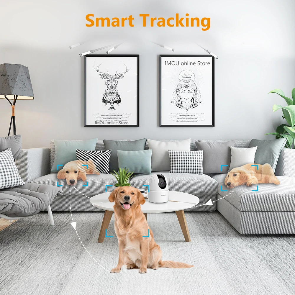 dahua ptz imou ranger 2c home security 1080p wifi 360 ip cam human detect night vision surveillance wireless baby monitor indoor free global shipping