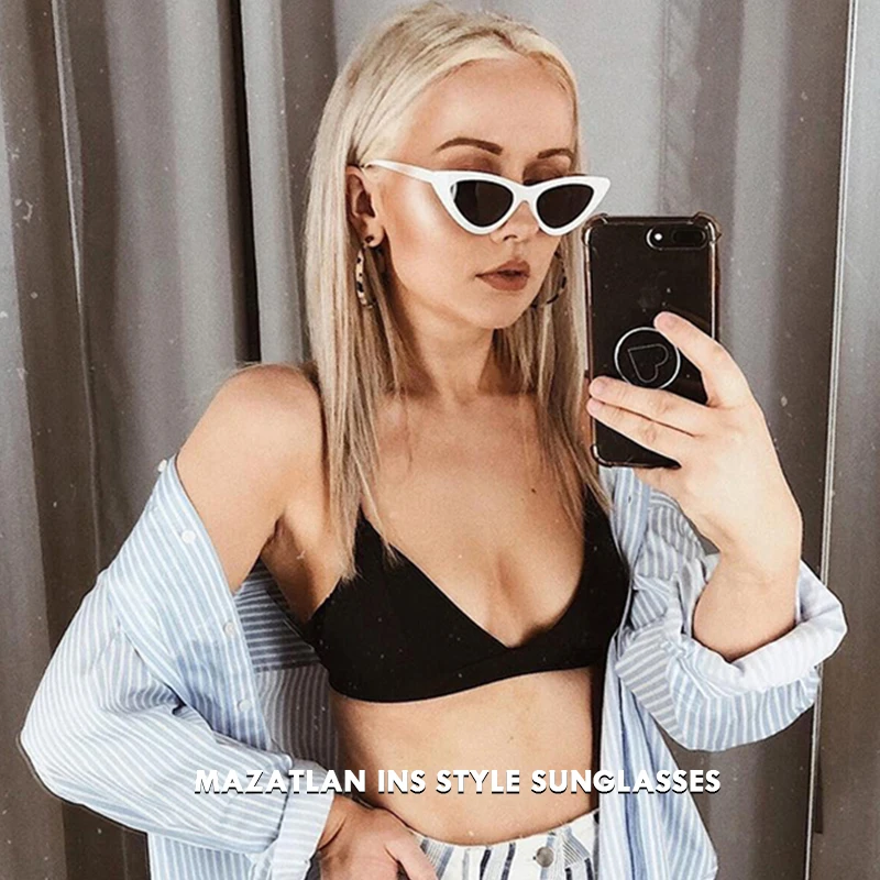 Женские солнцезащитные очки Mazatlan дизайнерские винтажные кошачий глаз в стиле