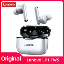 Original Lenovo LP1 TWS Wireless Earphone Bluetooth 5.0 HIFI Bass Stereo Noise Reduction Touch Control Waterproof Sport Headset