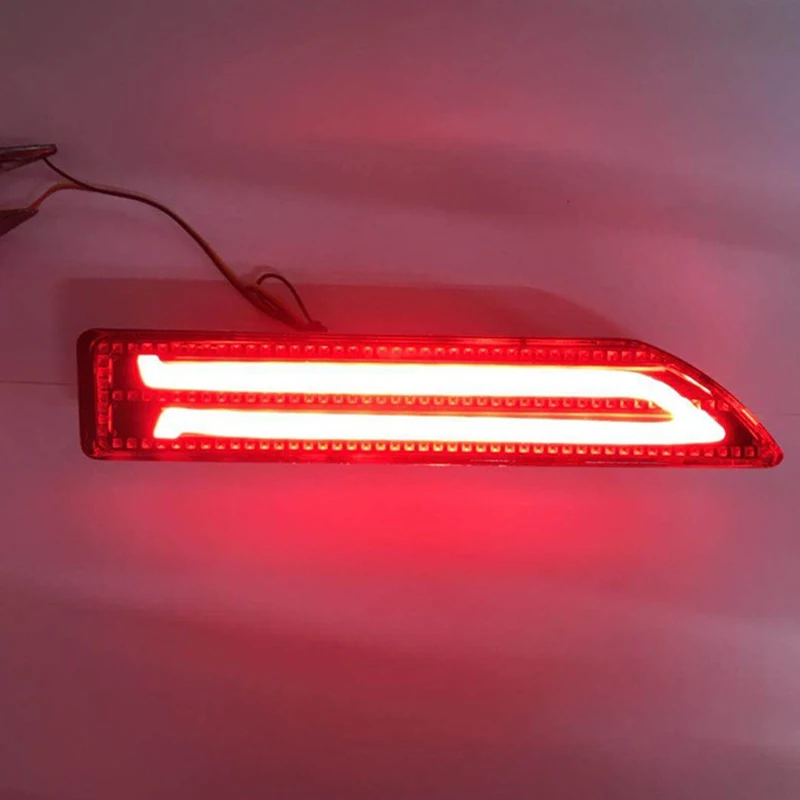 

Car Rear Bumper Light Guide Strip with Driving Brake Dual Function Rear Lamp Tail Light for Honda CRV 2009 CITY 2013