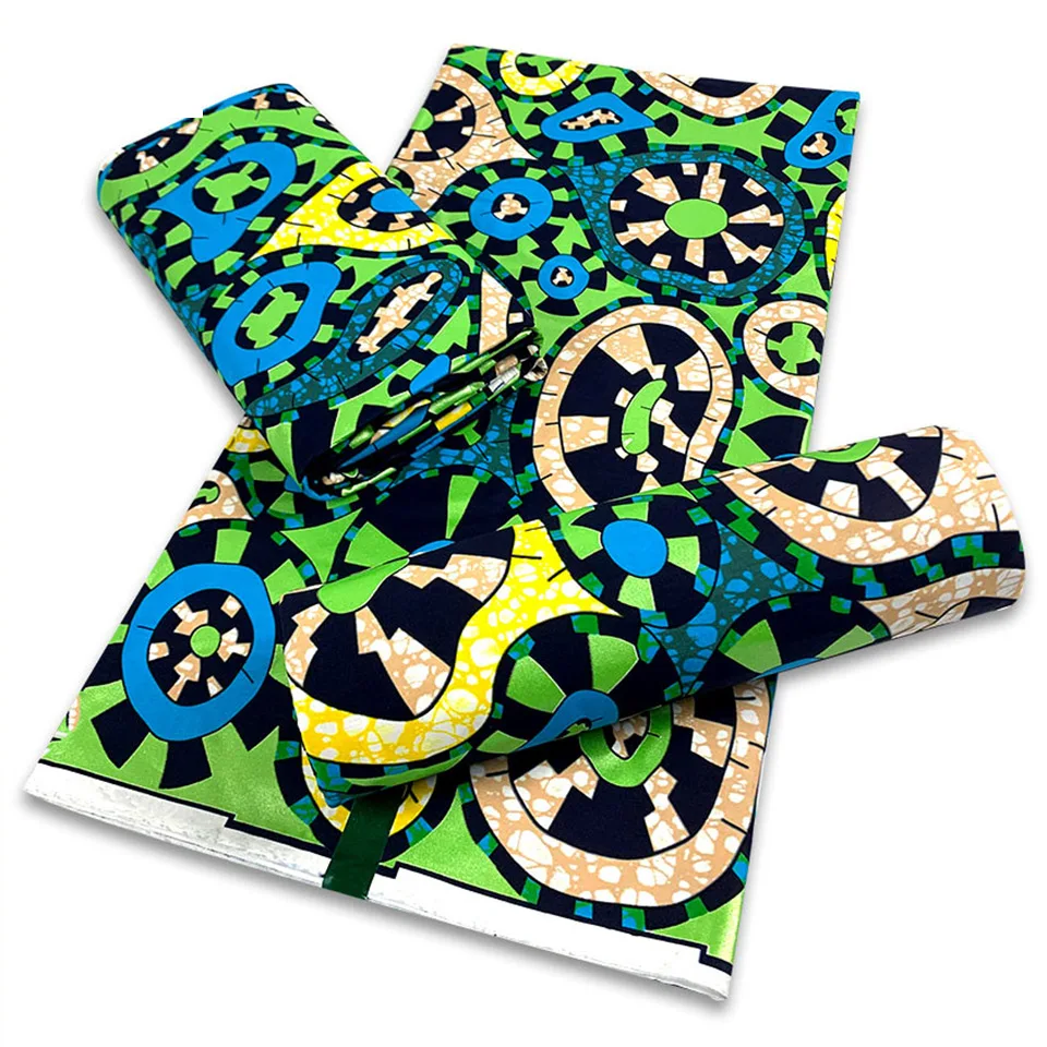 

Горячая Распродажа бронзовая анкарская ткань африканский восковой принт Золотой печати хлопчатобумажная ткань Гана нигерийский батик вос...