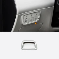 abs chrome car headlamps adjustment switch cover trim sticker car styling for hyundai tucson nx4 2021 2022 accessories 1pcs
