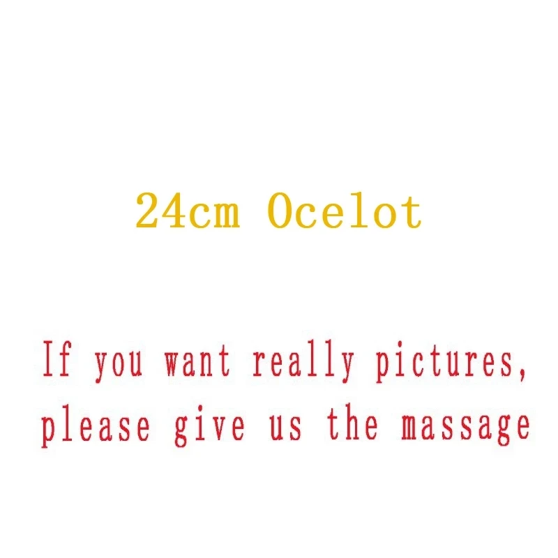 

24cm Yellow Game MC Ocelot Cat Plush Toys Doll Soft Stuffed Animals Toys Brinquedos Gifts for Kids Children Christmas
