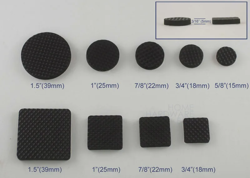 24 шт. круглые самоклеящиеся накладки для защиты пола от царапин 1 дюйм (25 мм)|pad pad|pad
