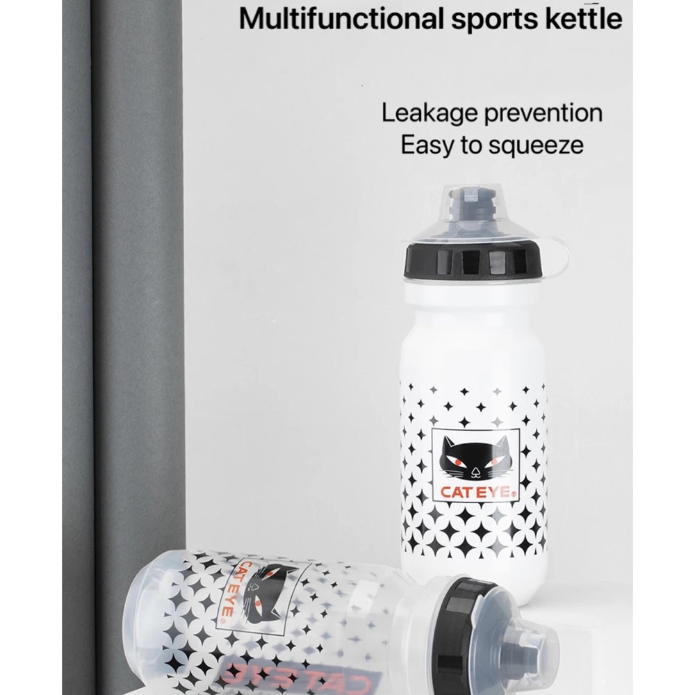 

CATEYE Water Bottles 600ML Portable PP5 Bike Bottles Outdoor Fitness Sports Leakproof Drinking Bottle With Dust Cover