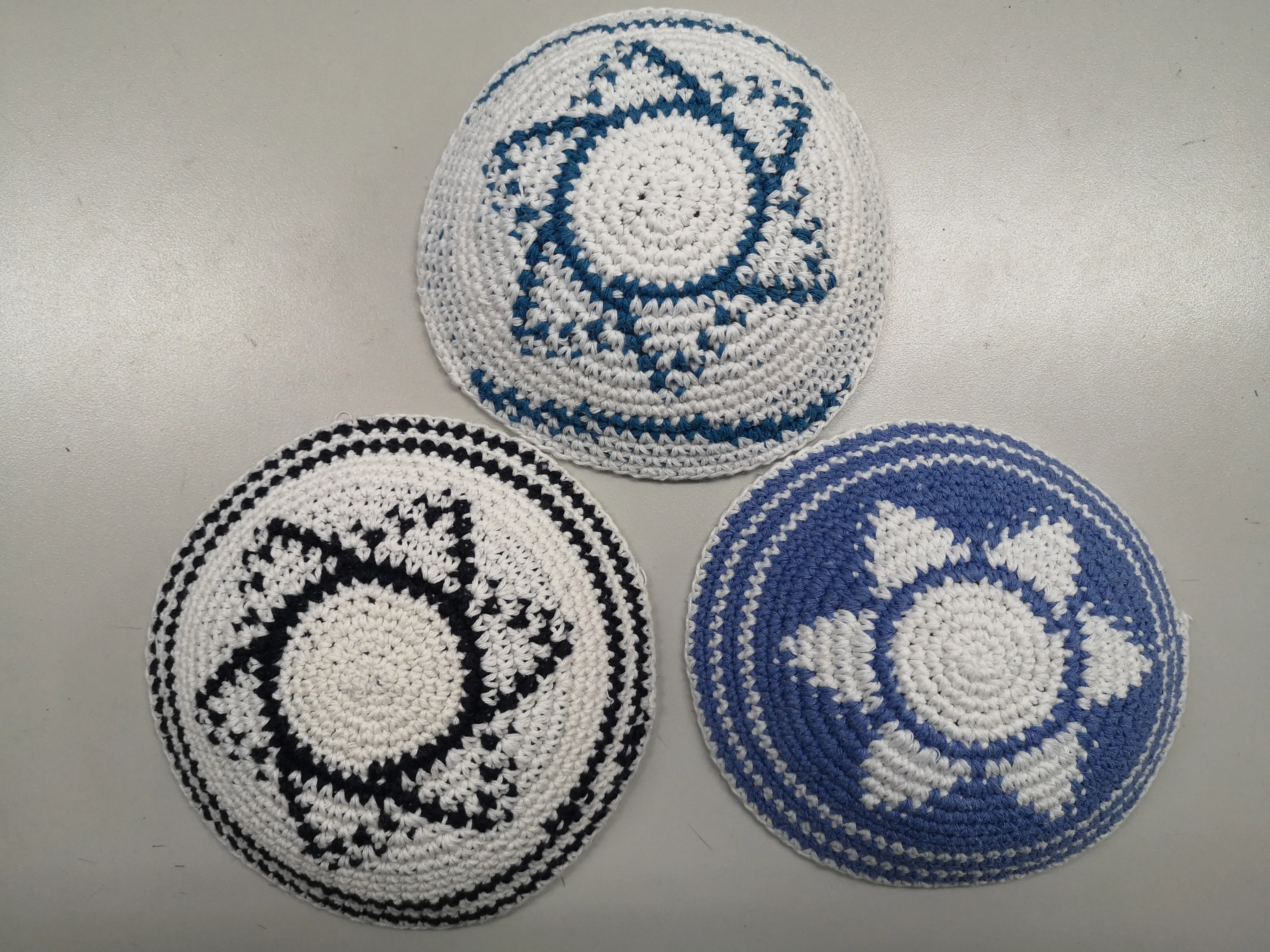 Вязаные изделия ручной работы YARMULKE KIPPAH 6 шт./лот высокого качества|lots|lots stocklots of funny