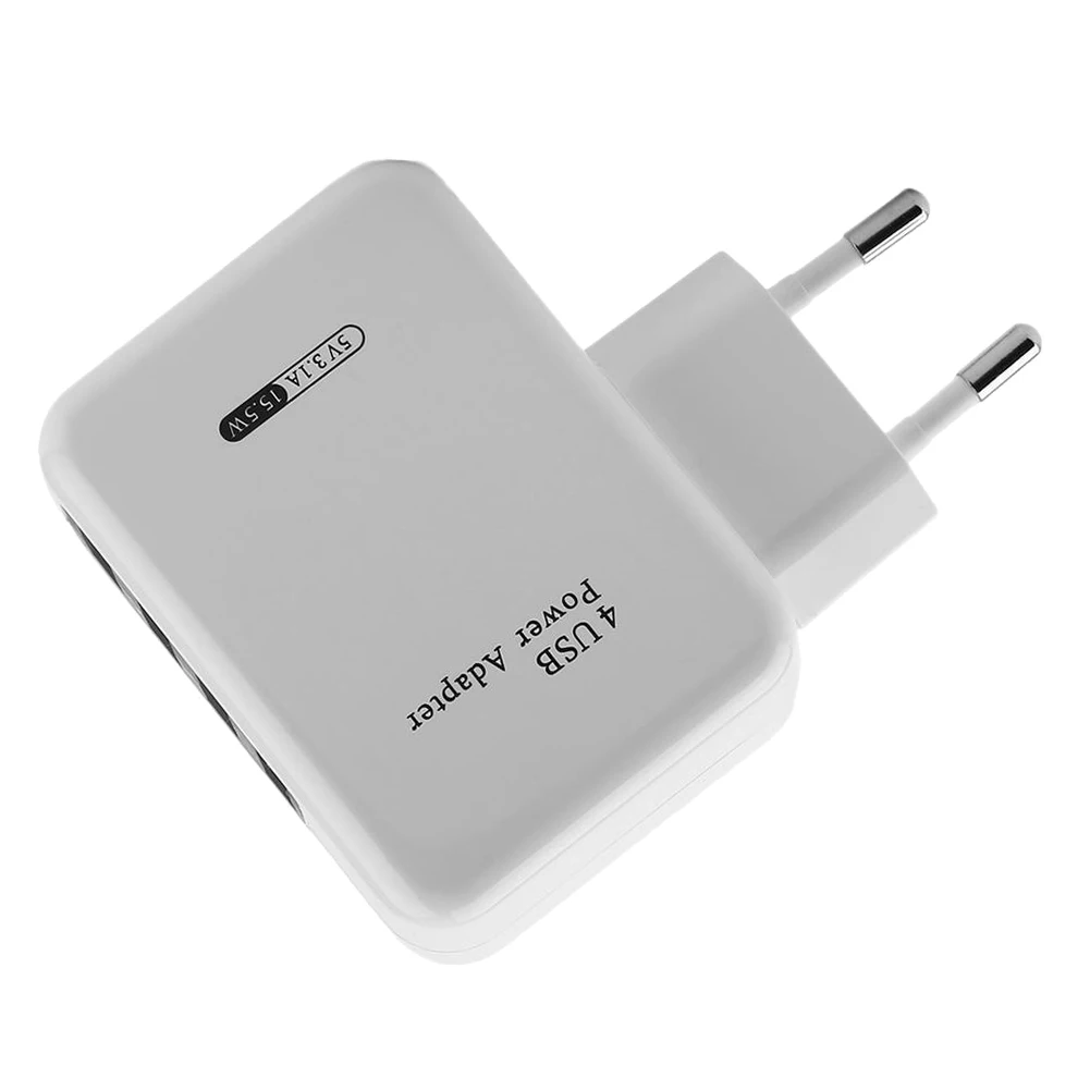 Универсальная вилка европейского стандарта 4 порта безопасный Micro USB адаптер
