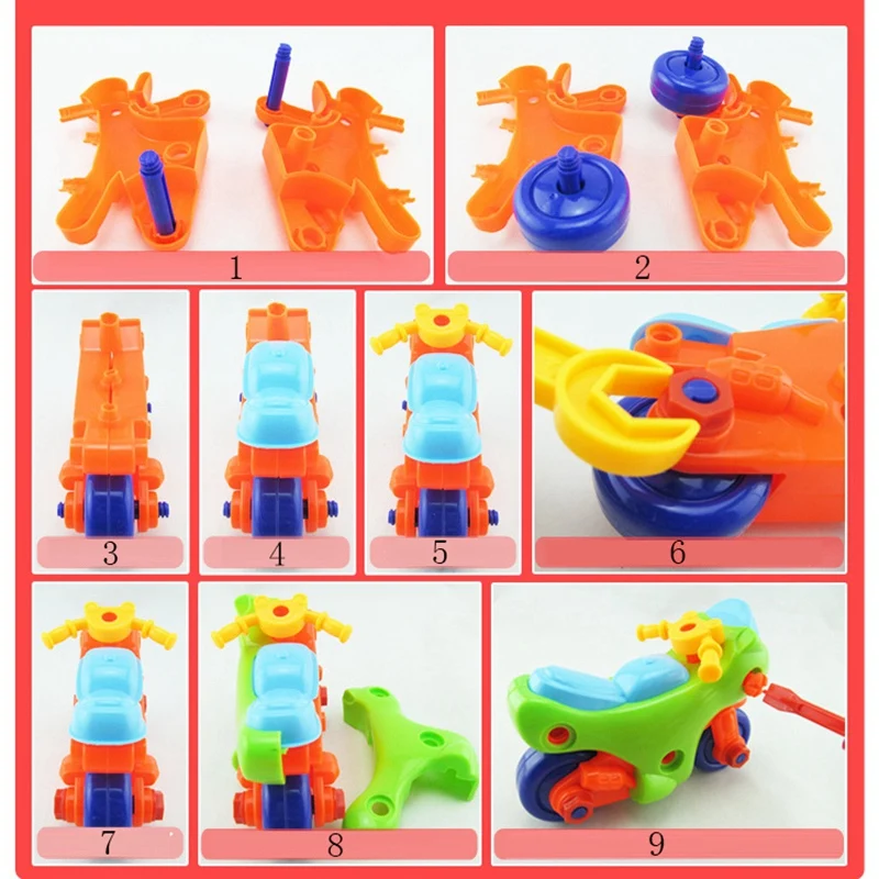 Детские игрушки раннее образование Diy Винт Гайка Группа установленная