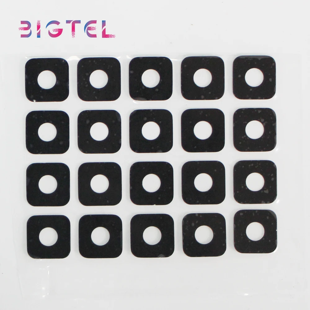 

10 Pcs Original For Samsung Galaxy S5 S6 S7 rear back camera lens glass replacement camera glasses with sticker