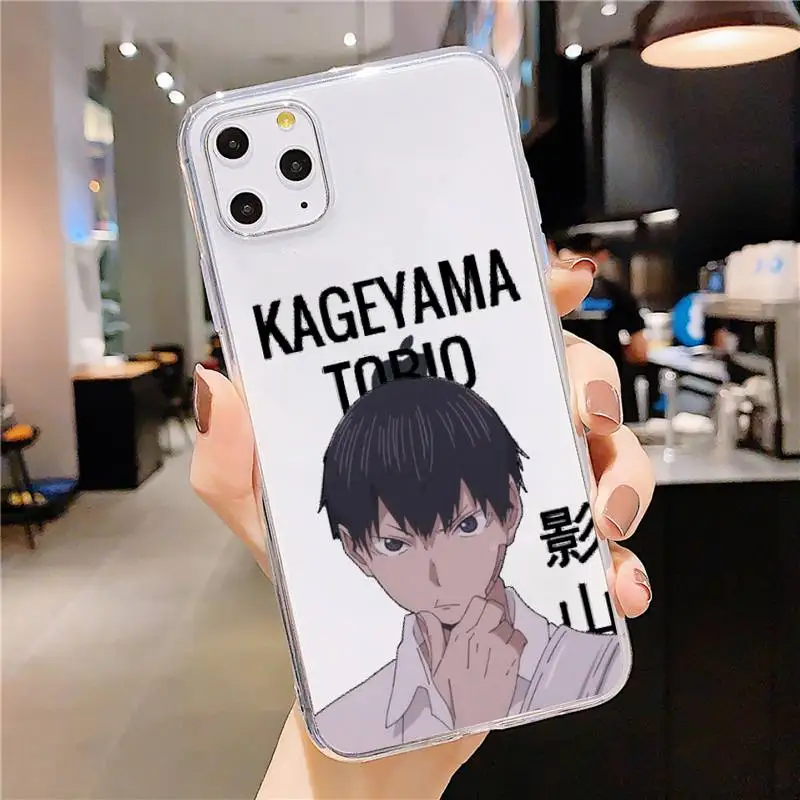 

haikyuuPoster Phone Case Transparent soft For iphone 5 5s 5c se 6 6s 7 8 11 12 plus mini x xs xr pro max