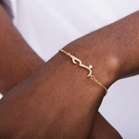 fashion stainless steel bracelet for women arabic islam boho jewelry love hand chain statement bracelet christmas gift