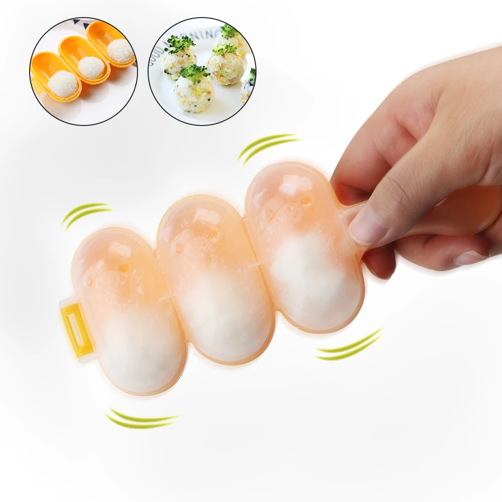 

Sushi Making Tools Sushi Mold Kitchen Bento Accessories Rice Ball Molds Japan Onigiri Rice Mold Food Press DIY Sushi Maker