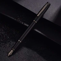 picasso pimio fountain pen black metal ink pen titanium black effinebent nib stationery office school supplies