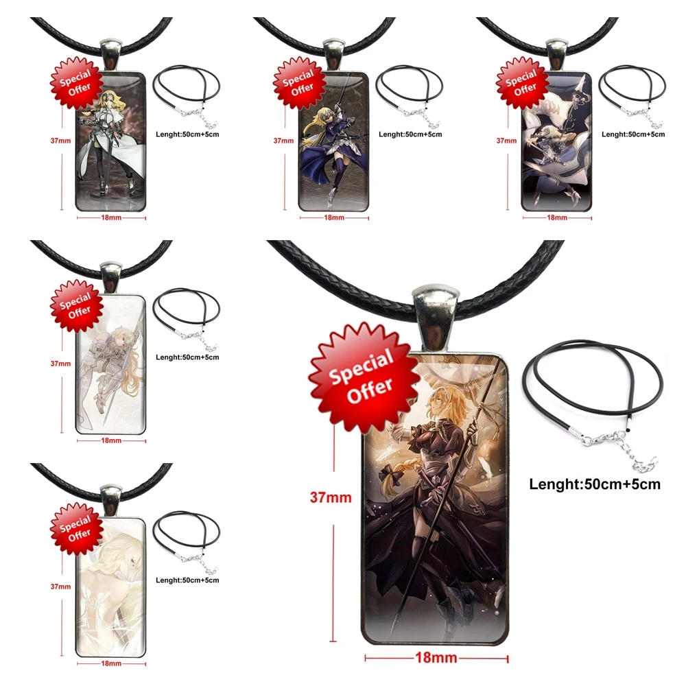 Ожерелье с кабошоном и подвеской в виде аниме Fate Apocrypha | Украшения аксессуары