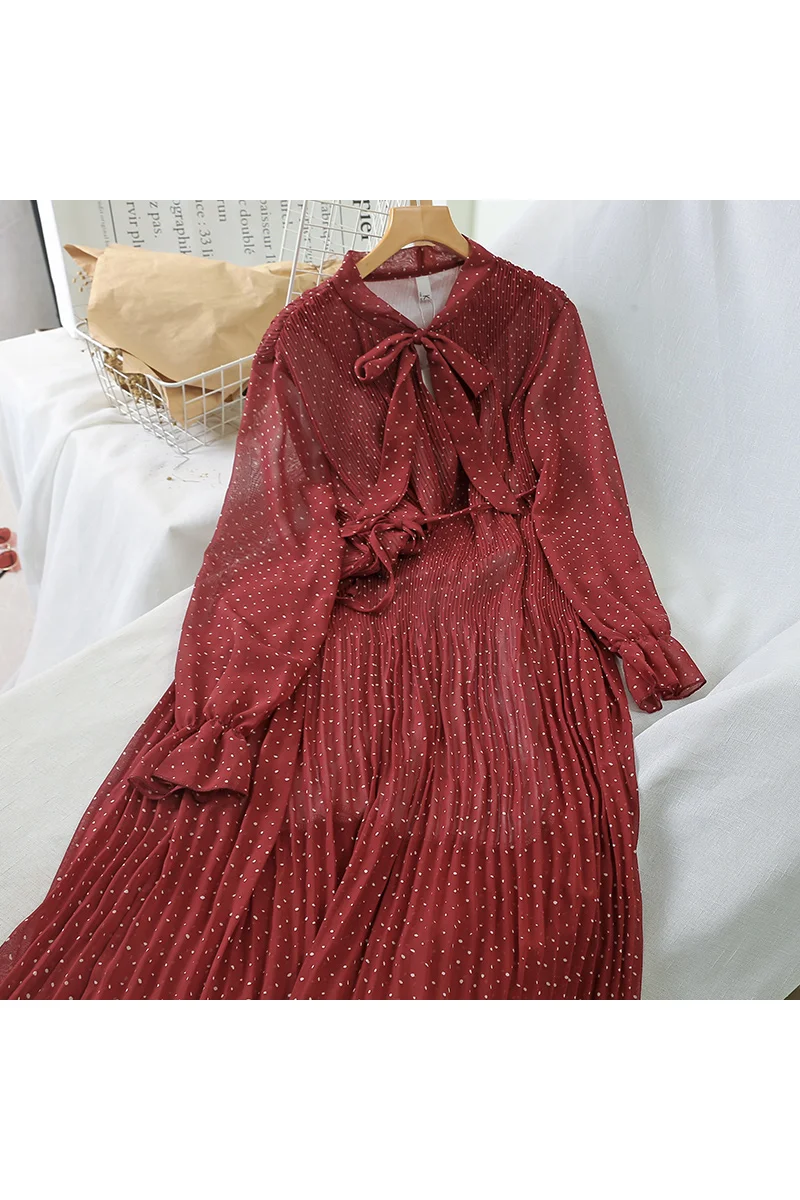 2019 Новая мода Женская одежда маленькое шифоновое платье женское платья|Женские