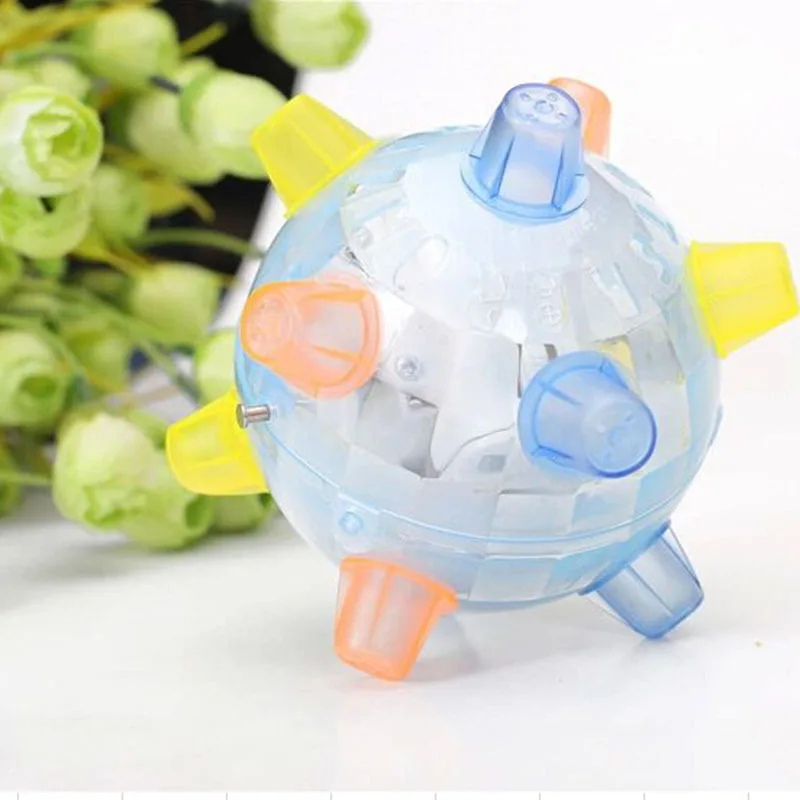 

New Led Light Jumping Ball Uk Bouncing Toy Music Activation Flashing