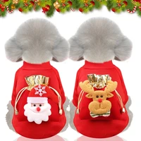 christmas dog clothes winter warm dog coat jacket cute fleece dogs pets clothing for cats small dogs chihuahua puppy jumpsuit