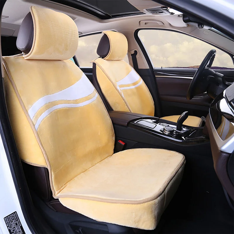 Универсальный чехол для сидения автомобиля на пять мест короткие плюшевые