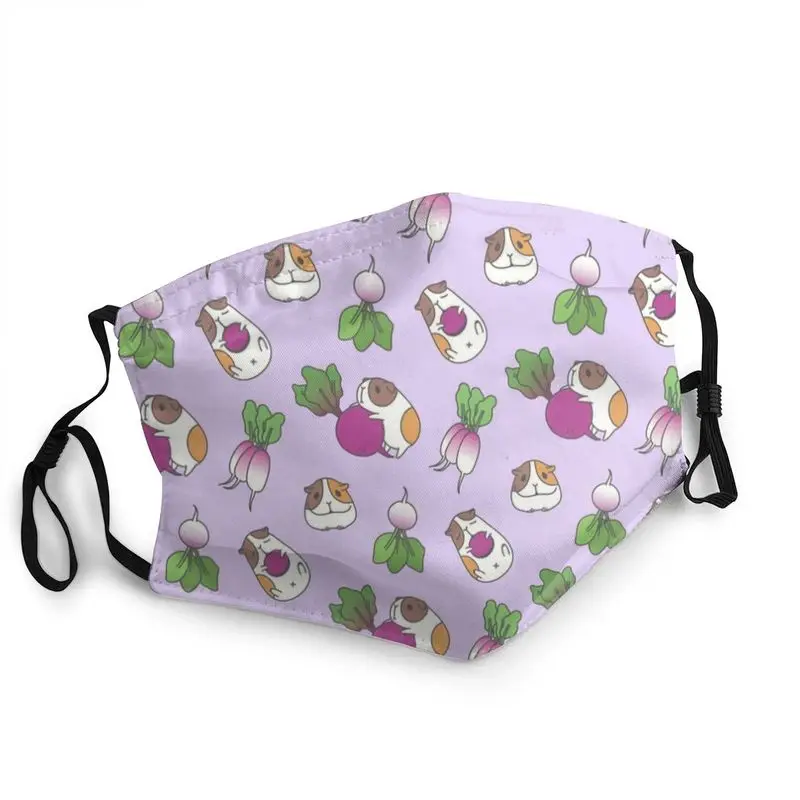 

Guinea Pig Pattern Breathable Mouth Face Mask Adult Domestic Cavy Mask Anti Dust Protection Cover Respirator Muffle