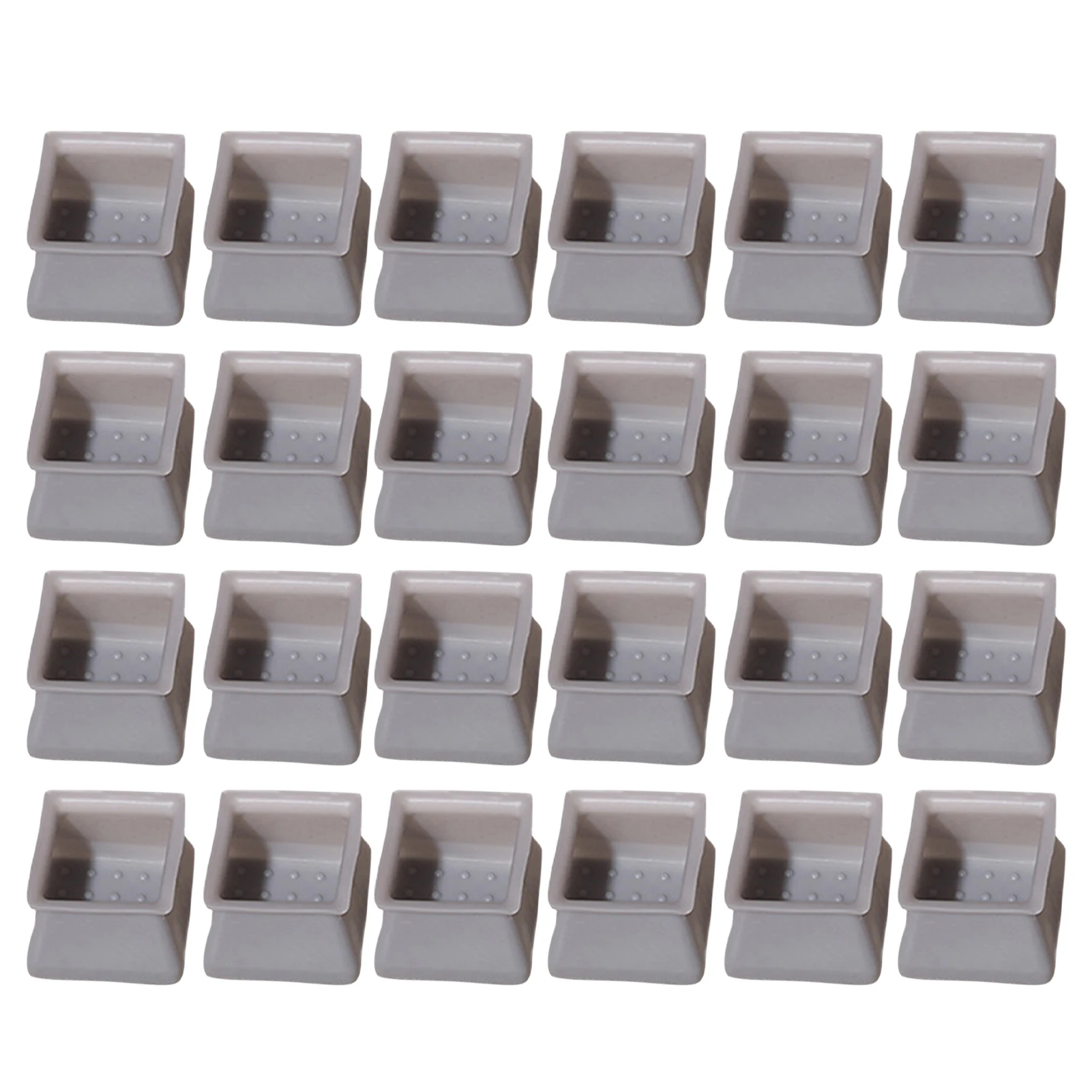 

24pcs Table Multifunction Caps Home Furniture Leg Floor Protector Wear-resistant Accessories Quietly Anti Slip Silicone Cover