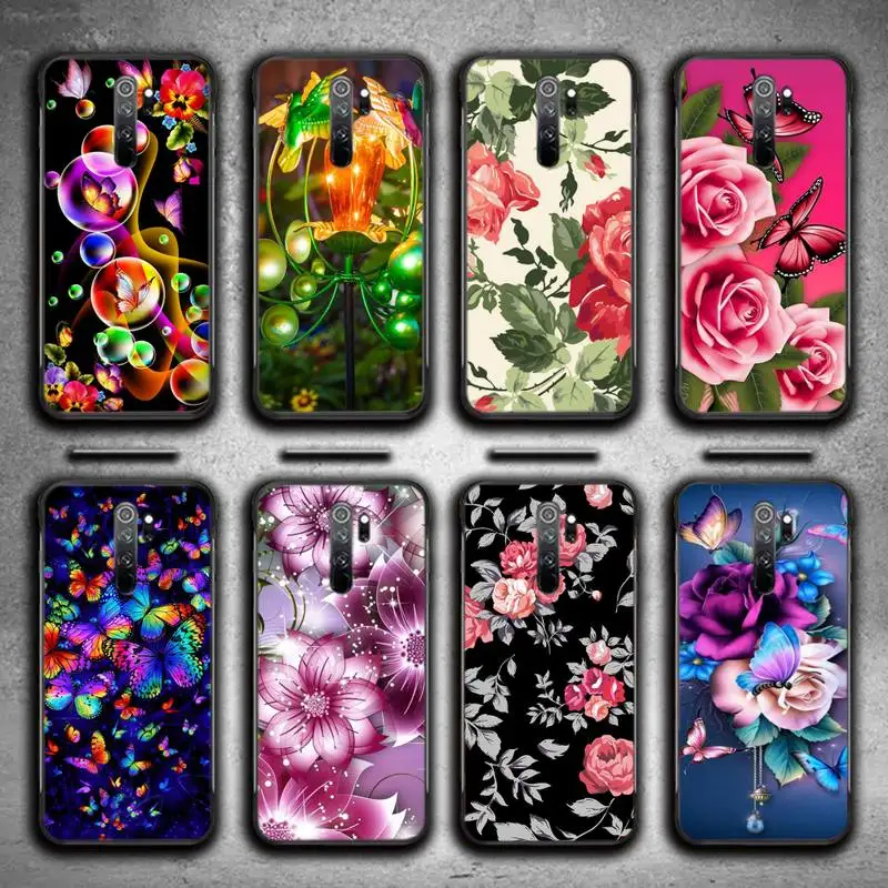 

Color Flower Print Pattern Phone Case For Redmi 7 8 9 A K20 30 Pro Note 8 9 Pro 9s