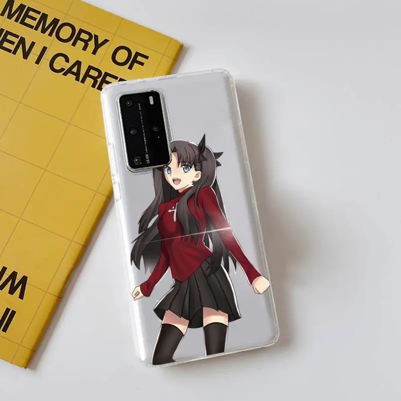 TOPLBPCS Fate Stay Night Rin Tohsaka чехол для телефона Huawei P20 30 pro lite Psmart 2019 Y5 6 7 Honor 8 10 i Mate 20lite |
