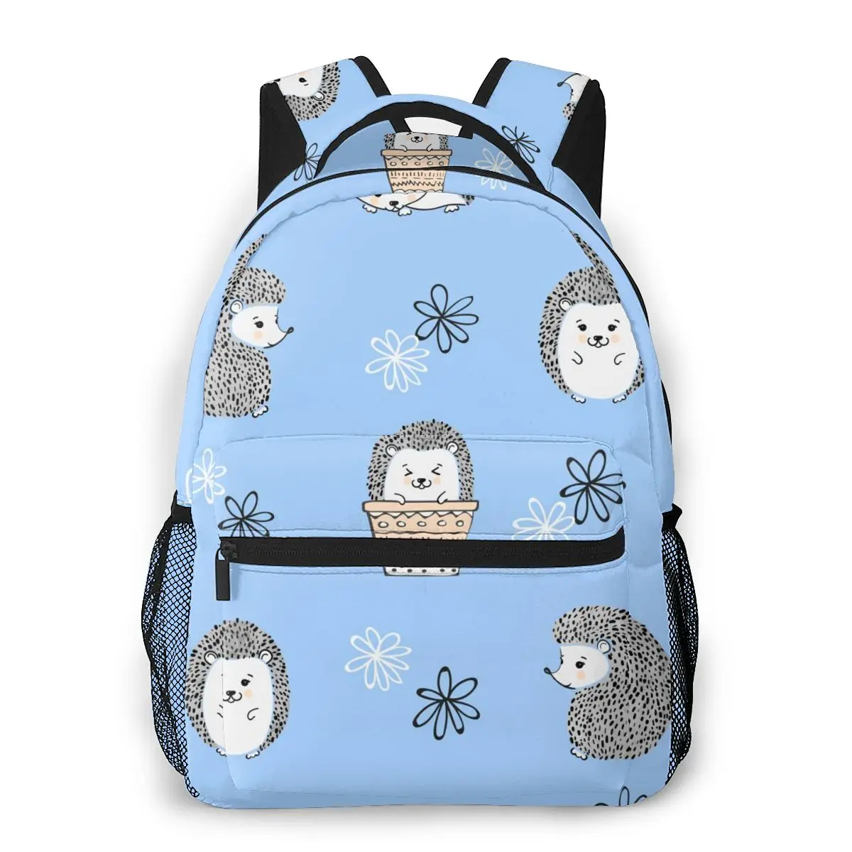 

OLN Women Backpack Kids School Bag for Teenage Girls Cute Hedgehogs Female Laptop Notebook Bagpack Travel Back Pack 2020