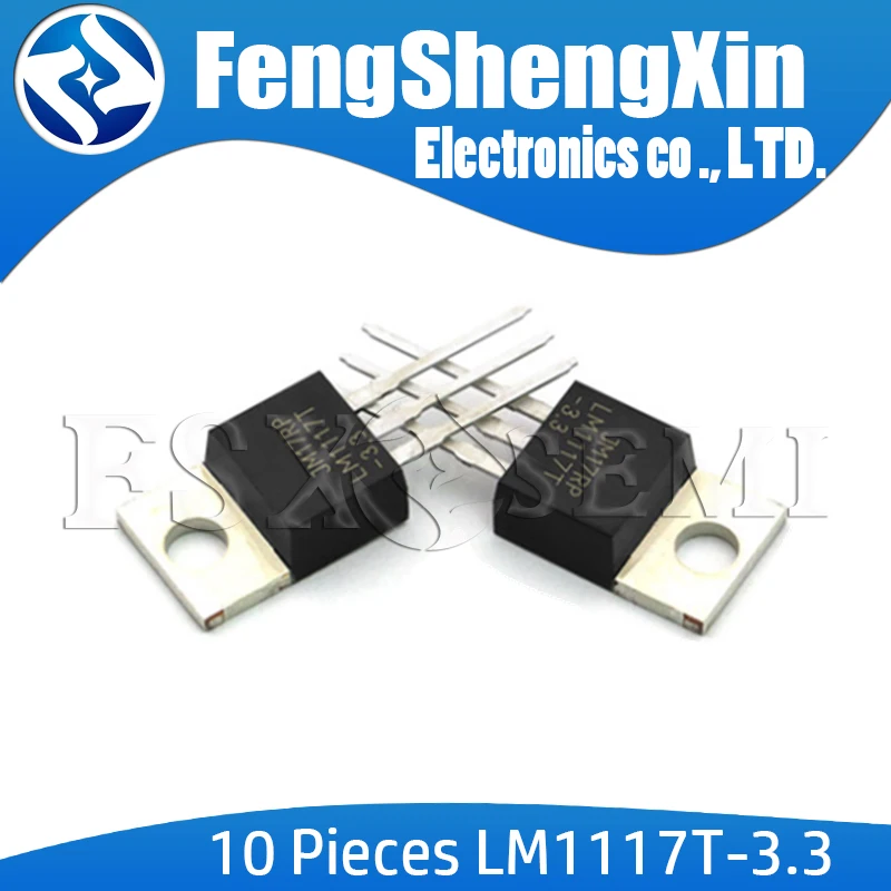 10 шт./лот Новинка Φ TO-220 LM1117T 3 V LM1117 5V TO220 линейный регулятор с низким выключением |