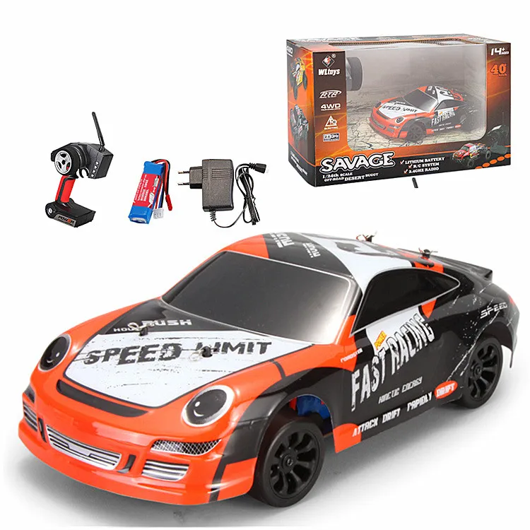 Wltoys A242 1:24 RC четырехколесный Автомобиль 2 4G пульт дистанционного управления