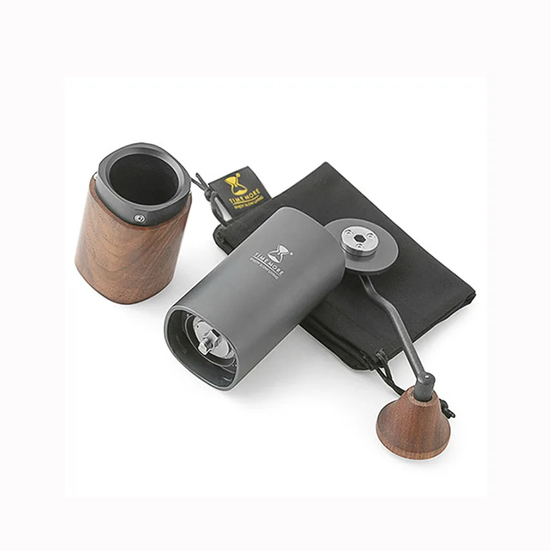 Timemore-molinillo de caf&eacute; con mango G1, n&uacute;cleo de molienda, rebaba de recubrimiento de titanio, actualizaci&oacute;n, s&uacute;per manual-4